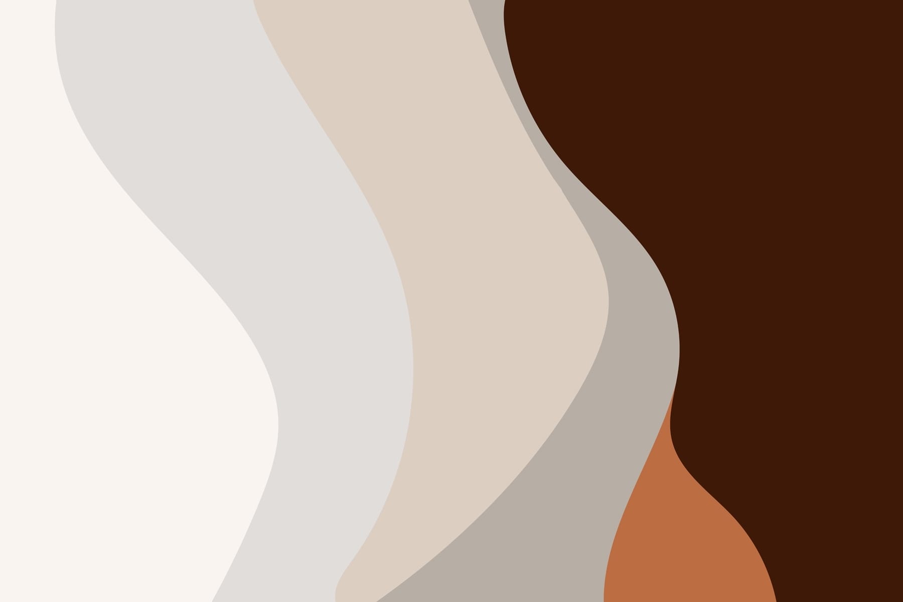 Flowing lines and soft hues interact