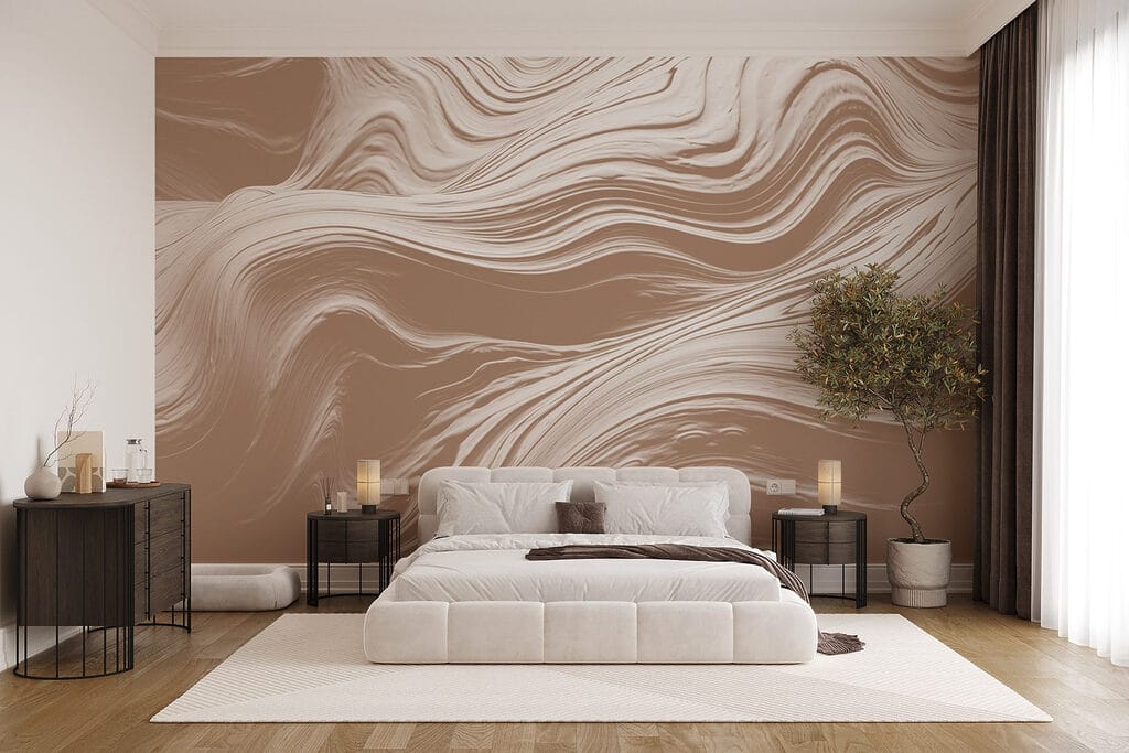 White swirls on a surface White swirls on a surface