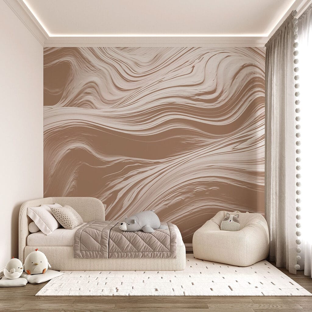 White swirls on a surface White swirls on a surface