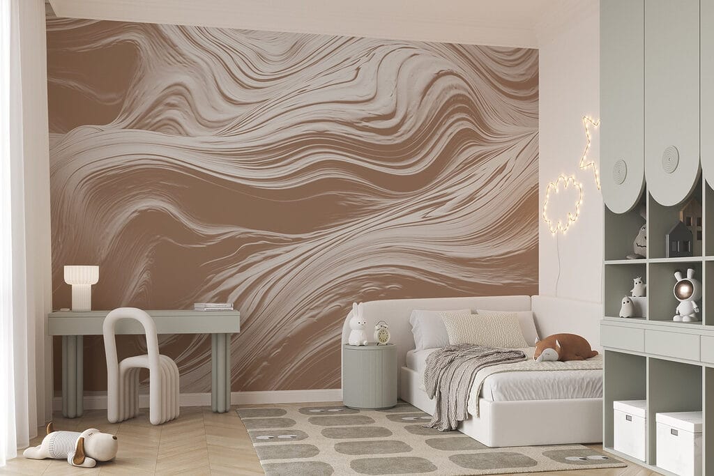 White swirls on a surface White swirls on a surface