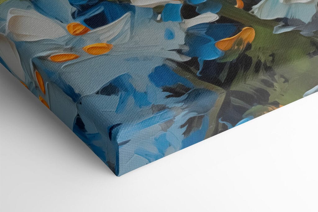 Bright daisies against a blue backdrop Bright daisies against a blue backdrop