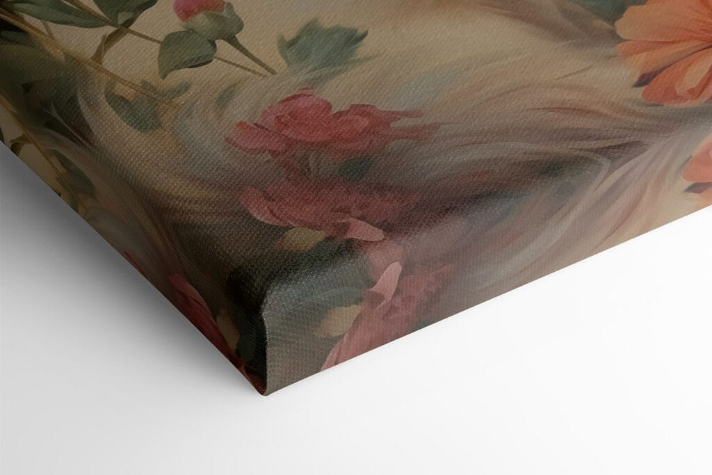 White cat in a flower garden White cat in a flower garden