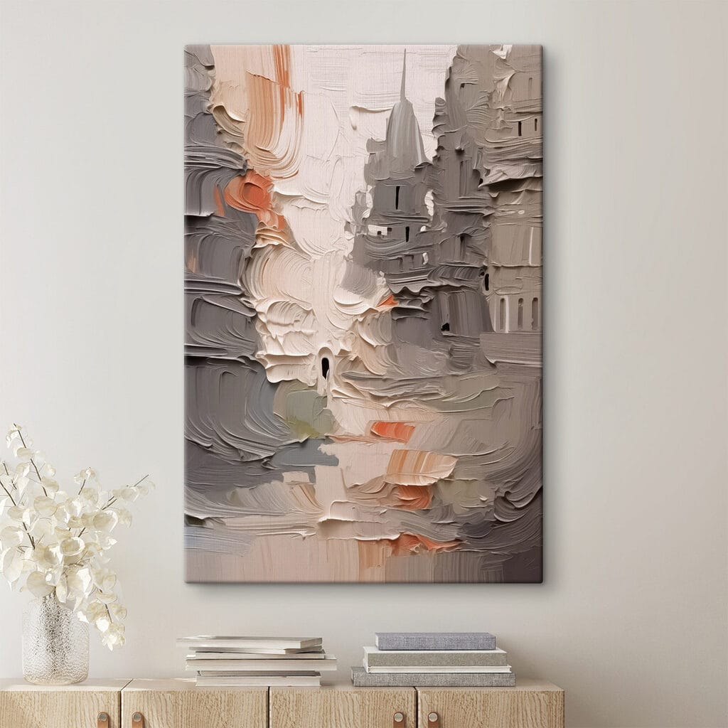 Painting of a building Painting of a building