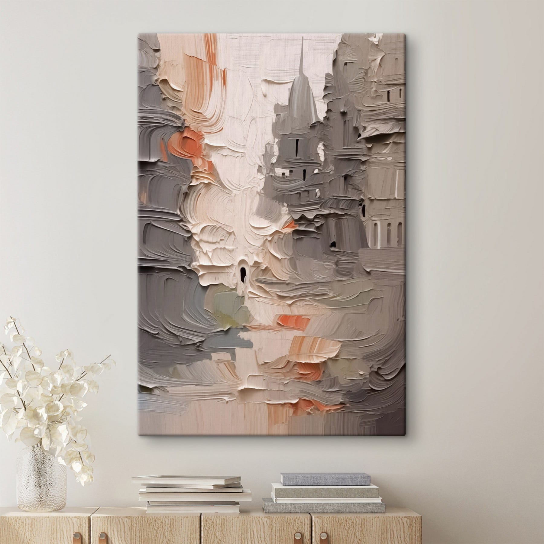 Painting of a building Painting of a building