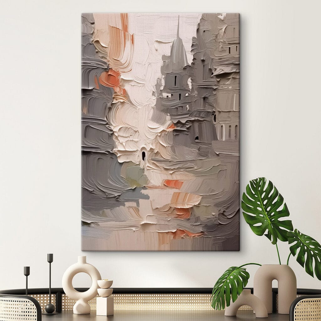 Painting of a building Painting of a building