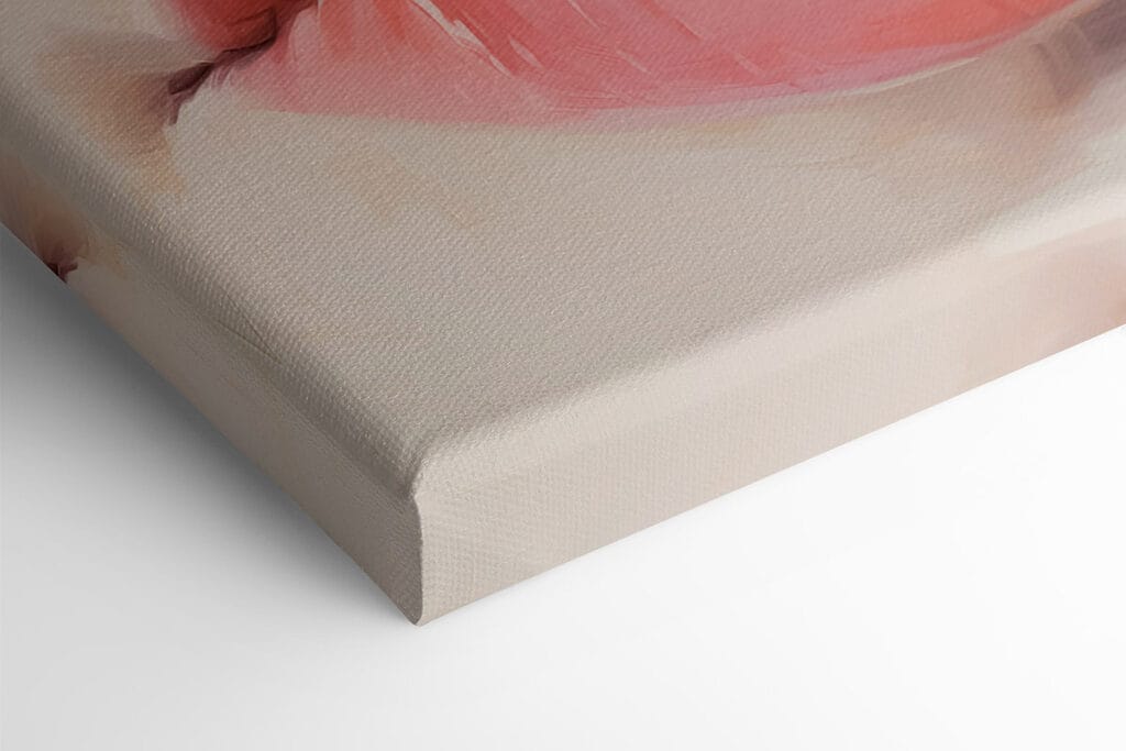 Soft, inviting lips in focus