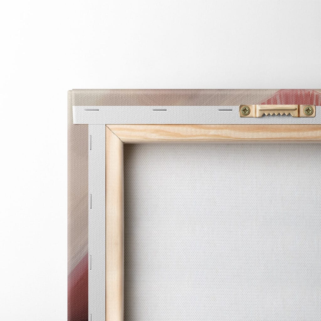 Soft, inviting lips in focus