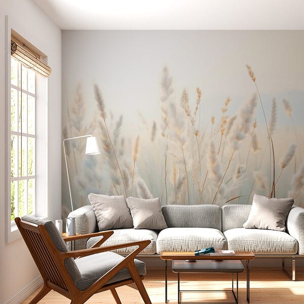 Mäkké trávy v pokojnom slnečnom svetle Mäkké trávy v pokojnom slnečnom svetle