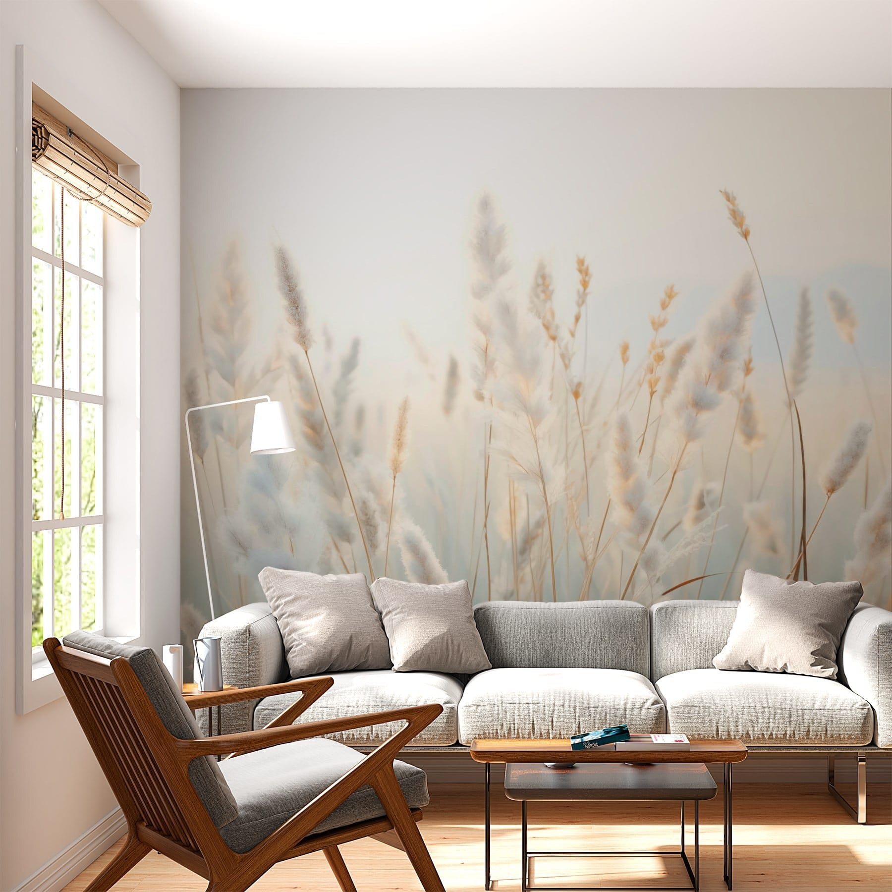 Soft grasses in tranquil sunlight Soft grasses in tranquil sunlight