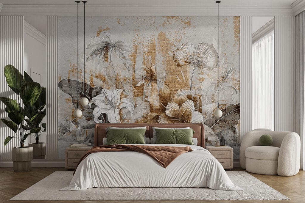 Elegant floral design with soft tones Elegant floral design with soft tones