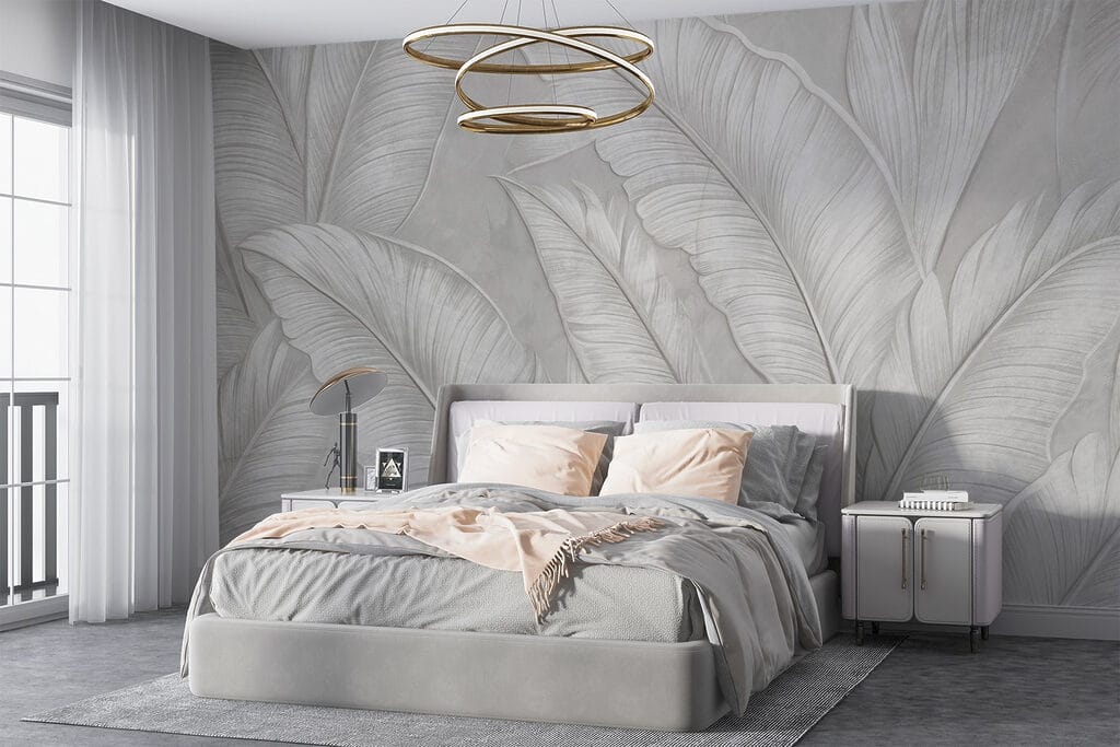 White wallpaper with feathers White wallpaper with feathers