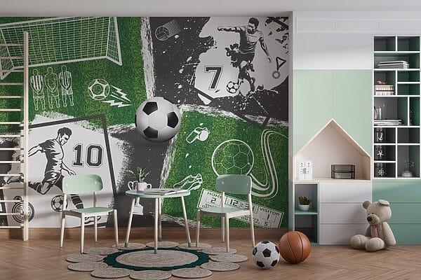 Futbalová akcia na ihrisku Futbalová akcia na ihrisku