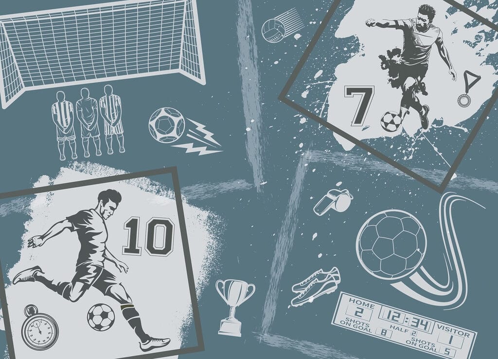 Collage of various sports images