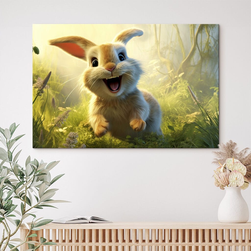 Rabbit in the grass Rabbit in the grass