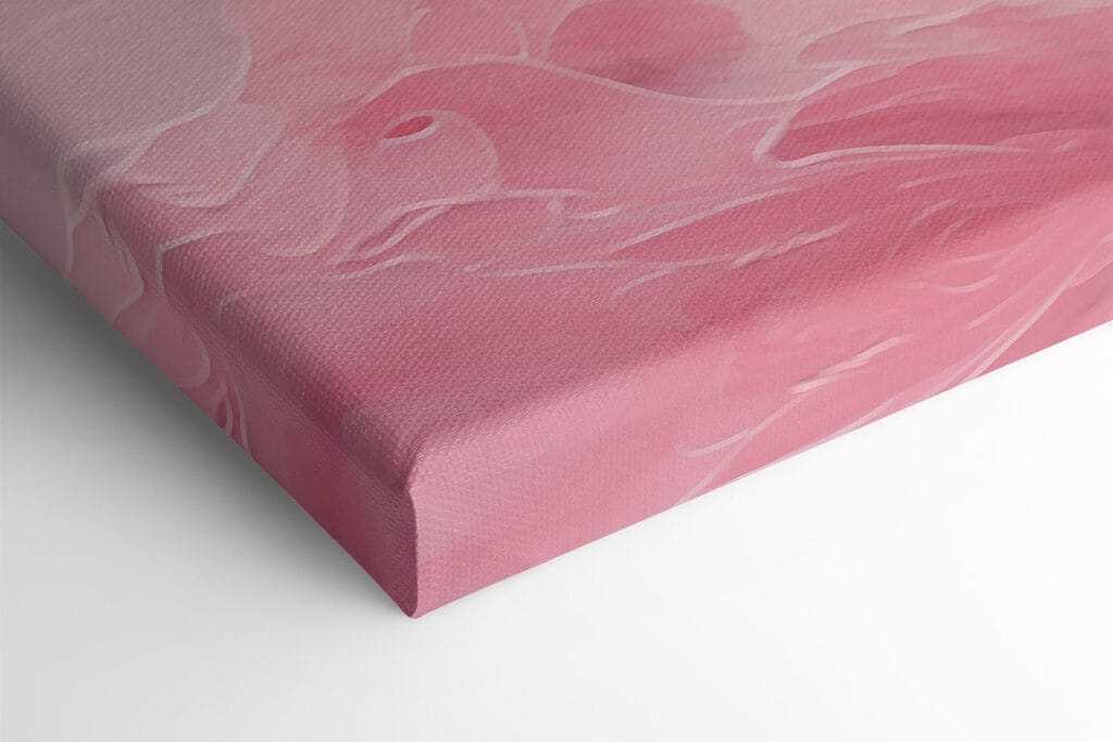 Pink and white cloud