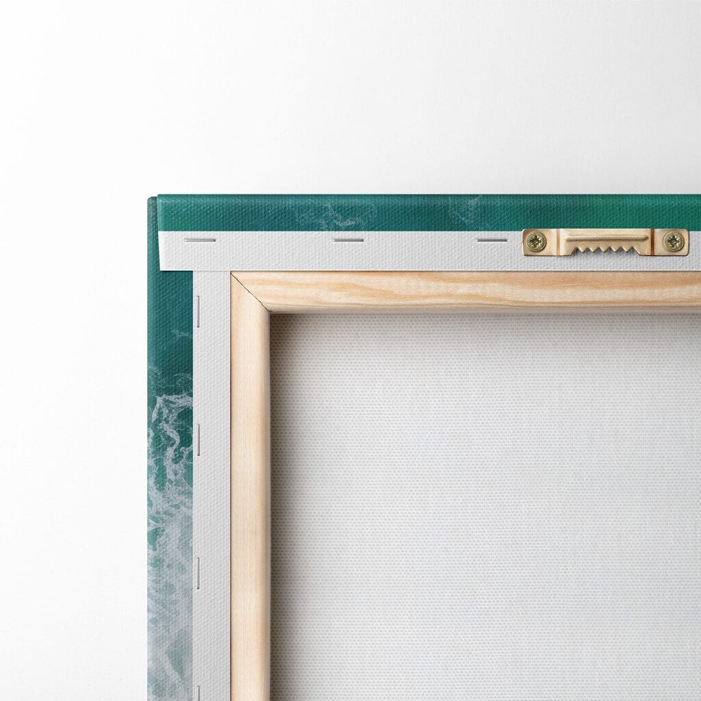 Waves crashing on a beach