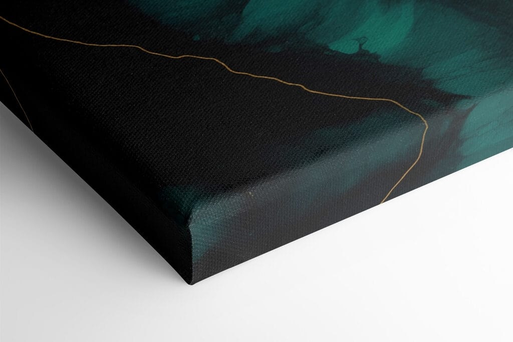 Serene flow of emerald and earth