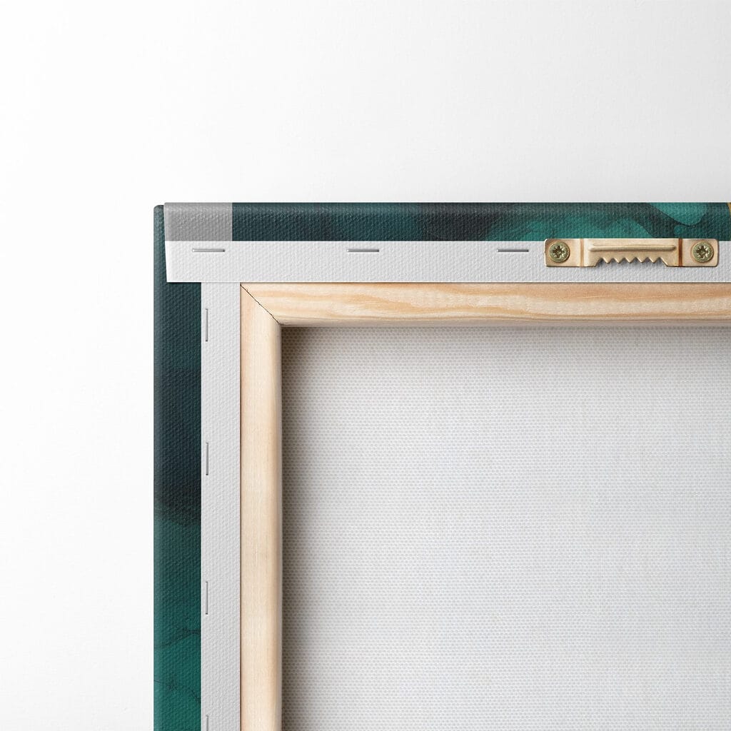 Serene flow of emerald and earth