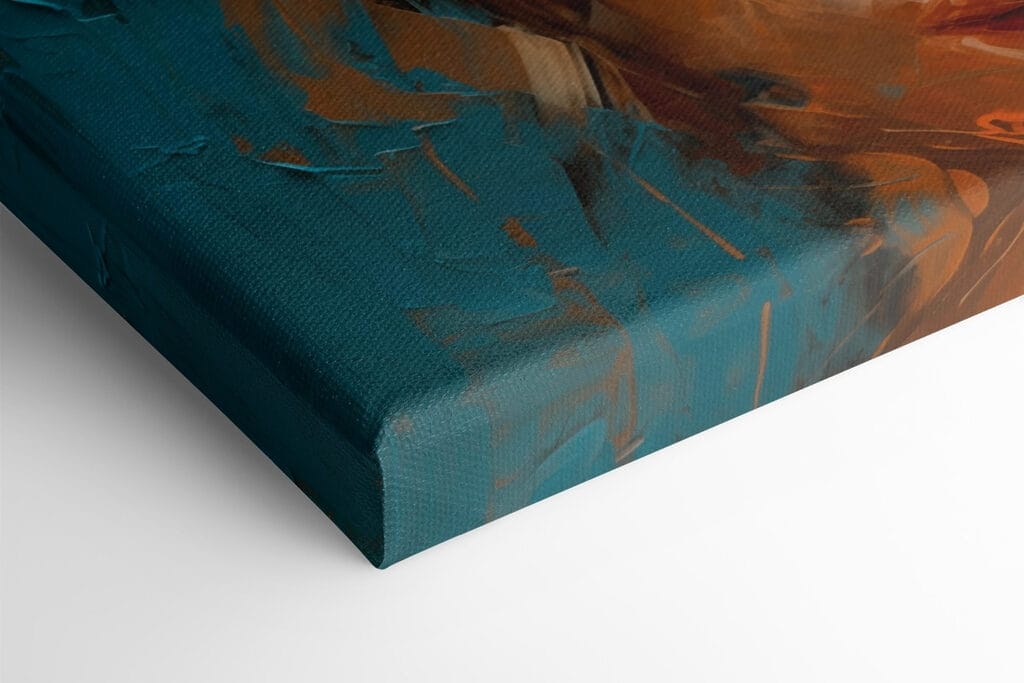 Painting of a woman's face