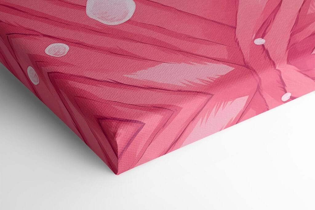 Tiger wearing a pink robe