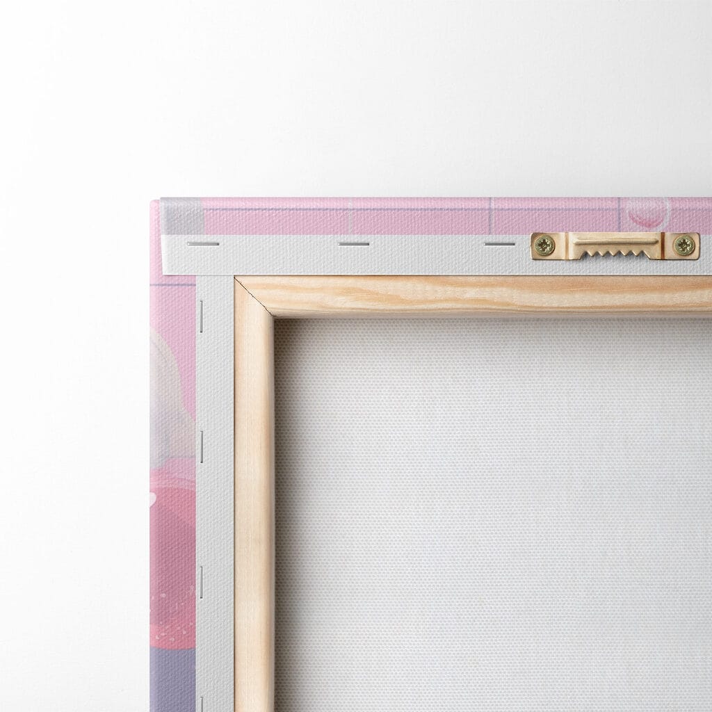 Tiger wearing a pink robe