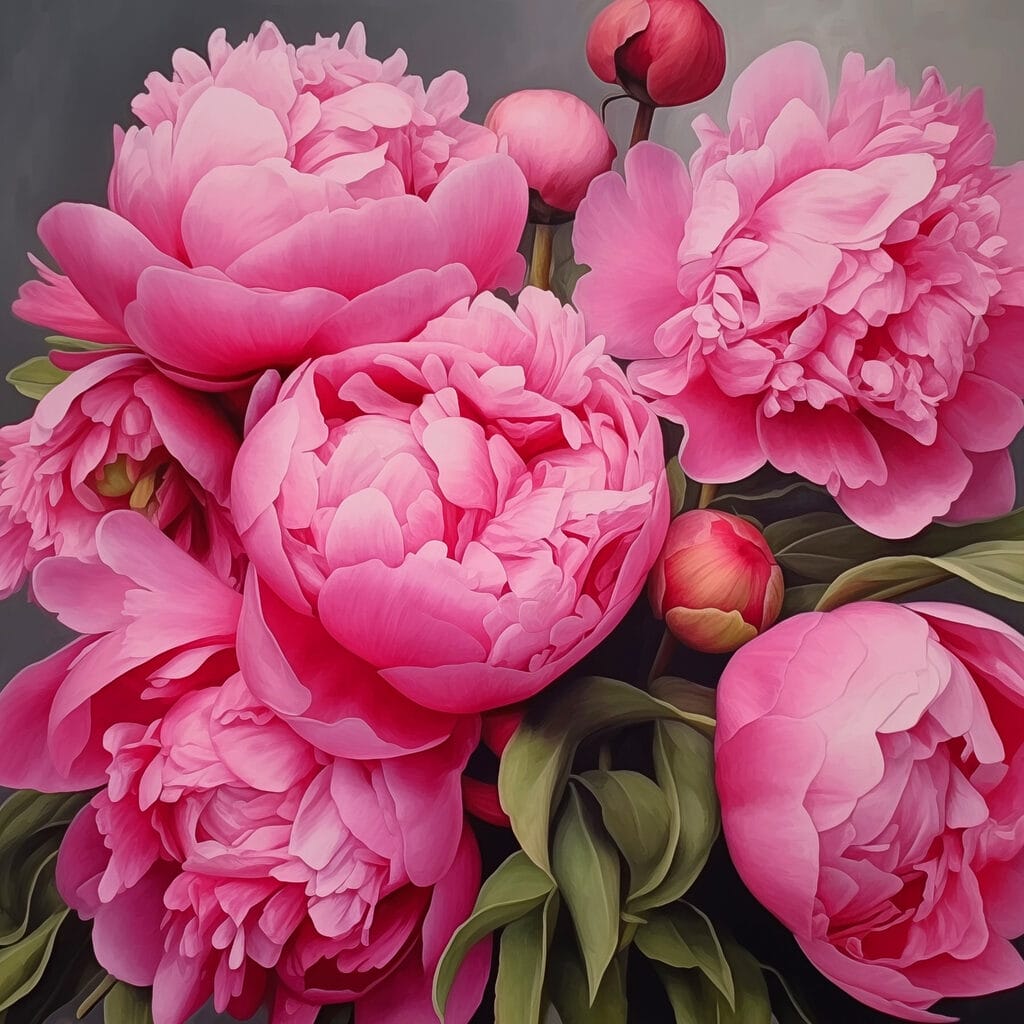 Delicate blooms in soft pink hues Delicate blooms in soft pink hues