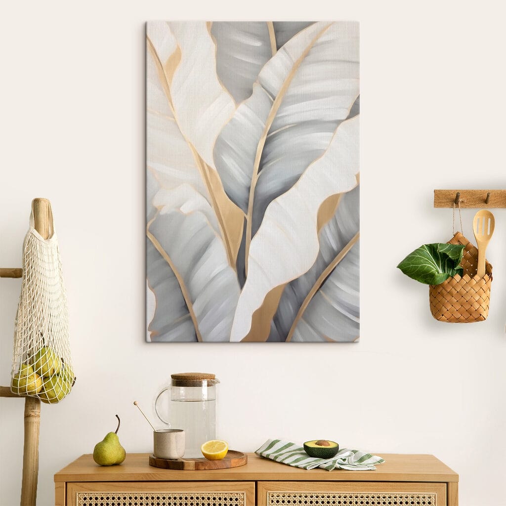 Lush leaves in serene harmony