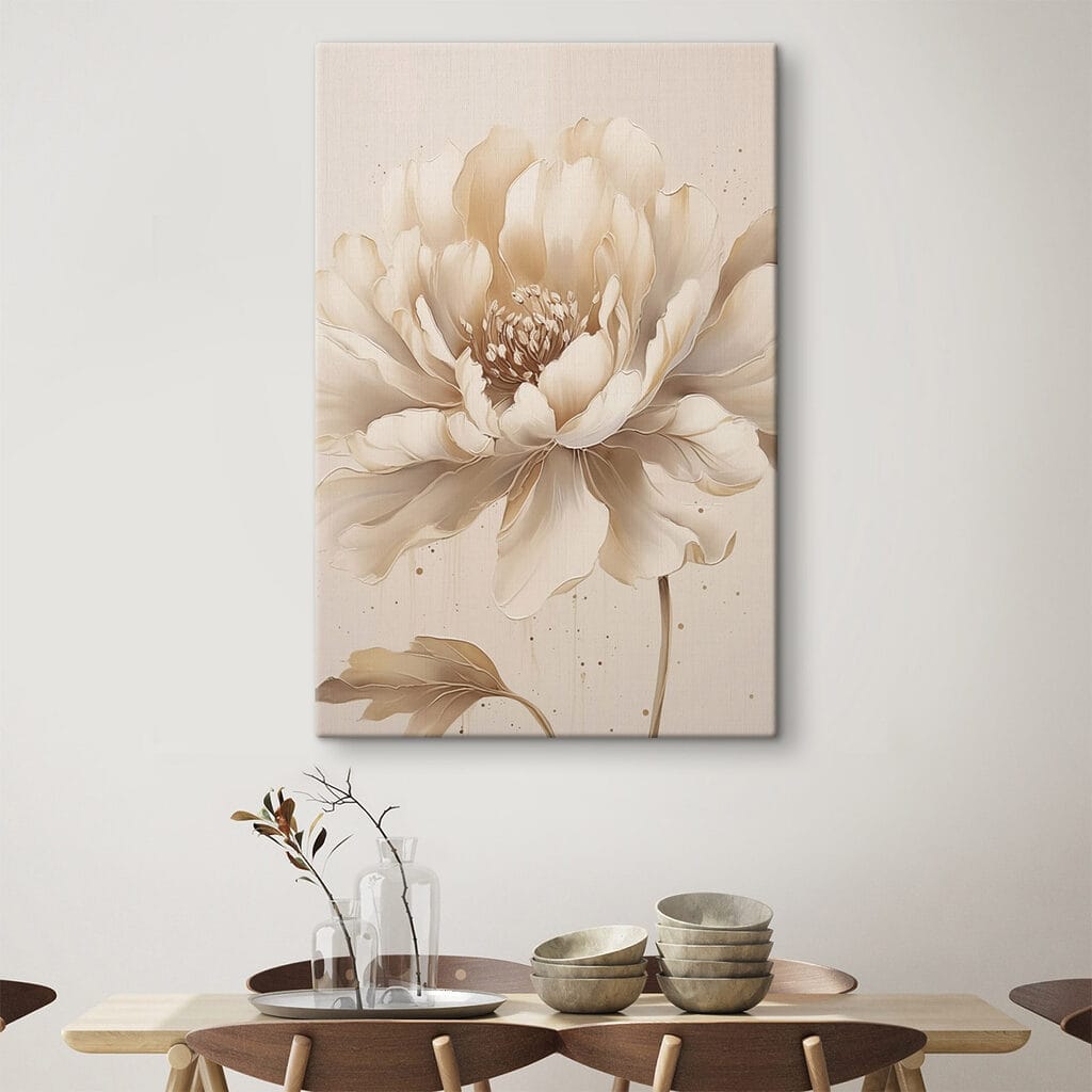 Painting of a flower Painting of a flower