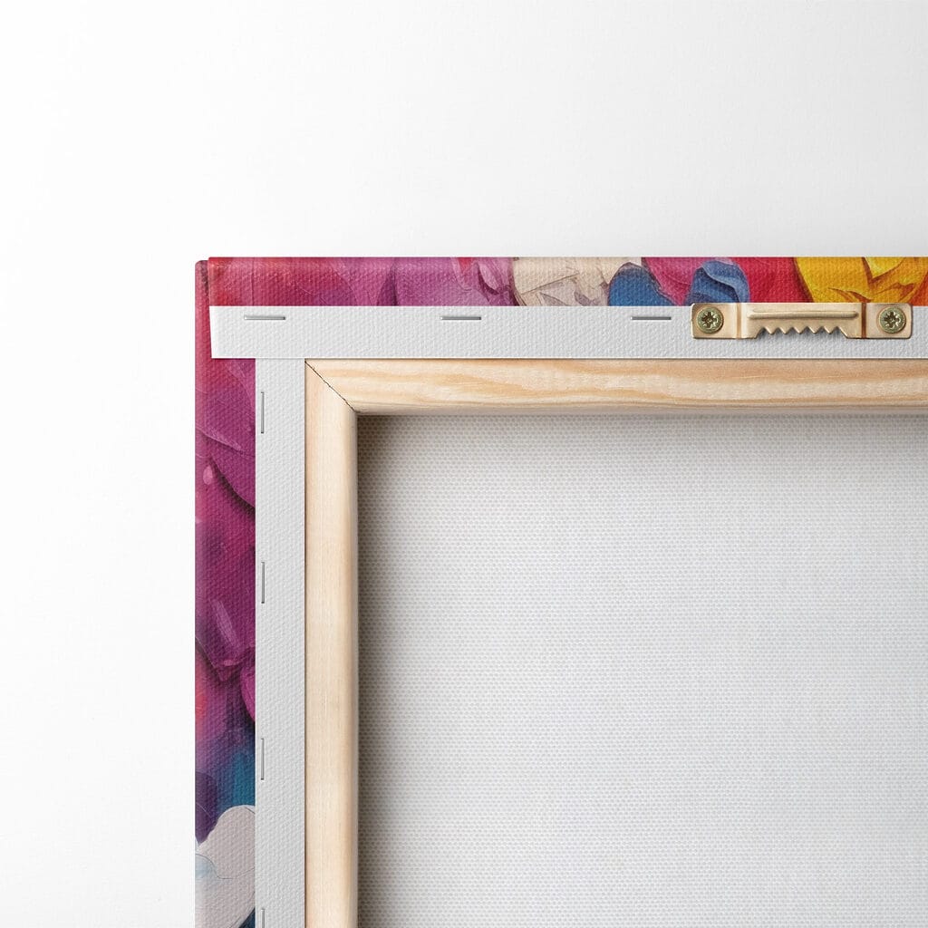 Painting of many hearts