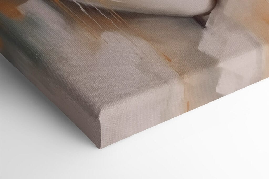 Painting of a woman's face