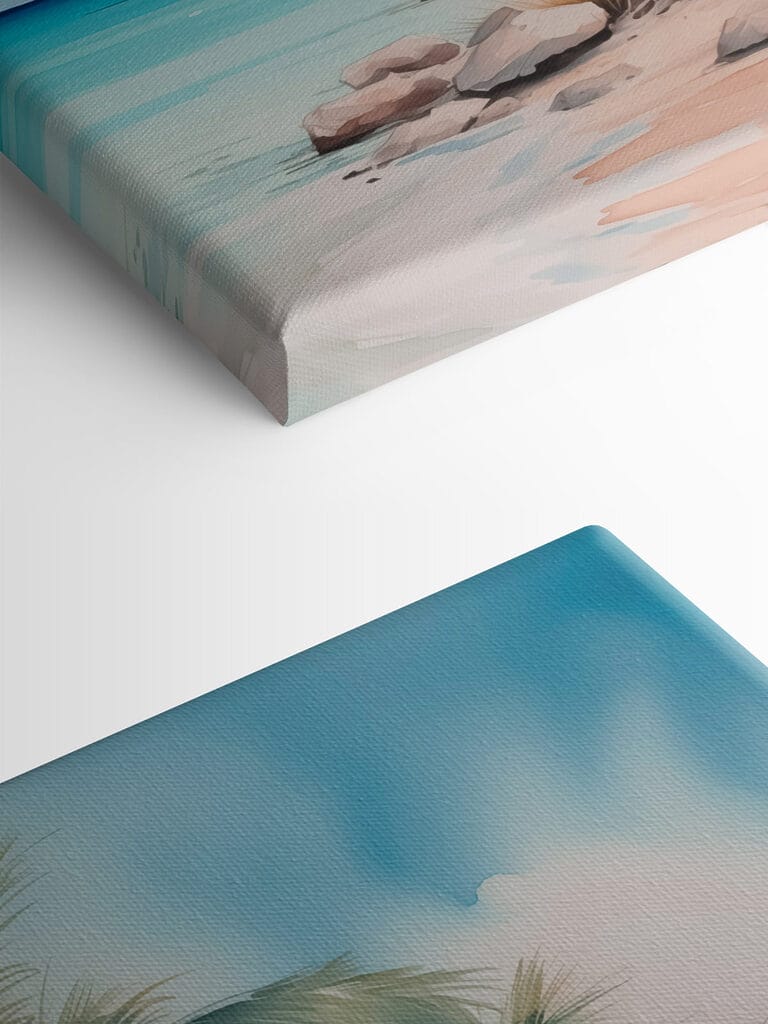 Palm trees on a beach