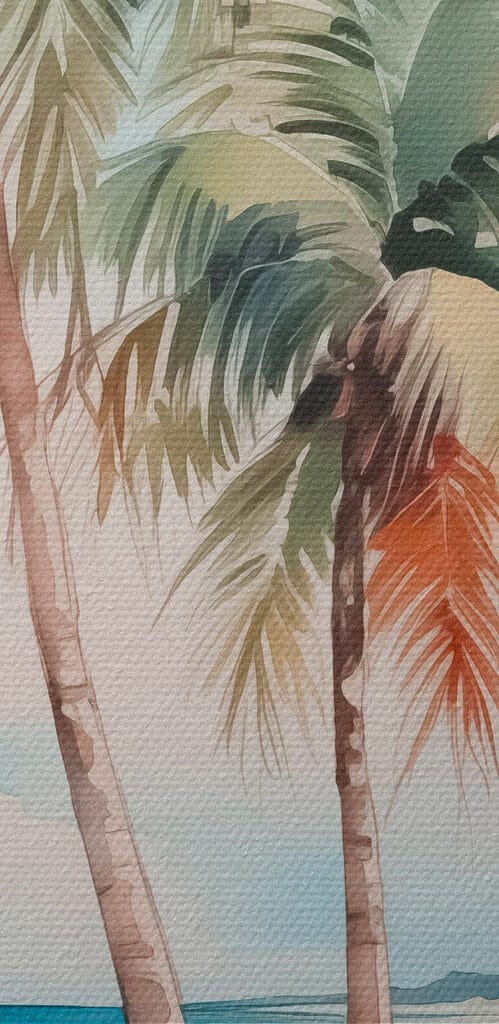 Palm trees on a beach