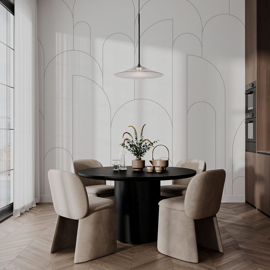 White and black pattern