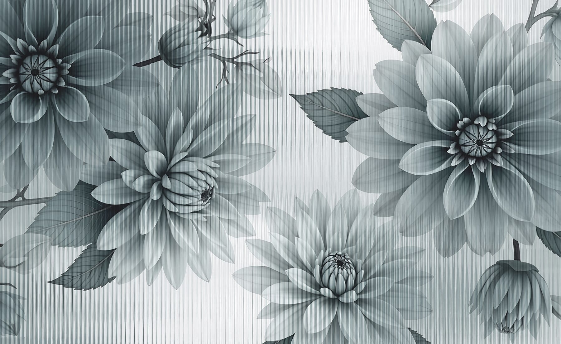 Delicate blooms in muted tones