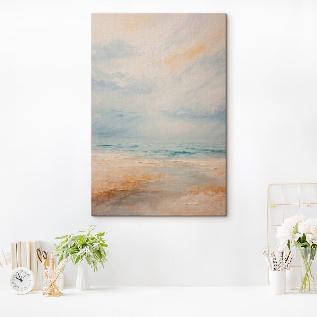 Painting of a beach