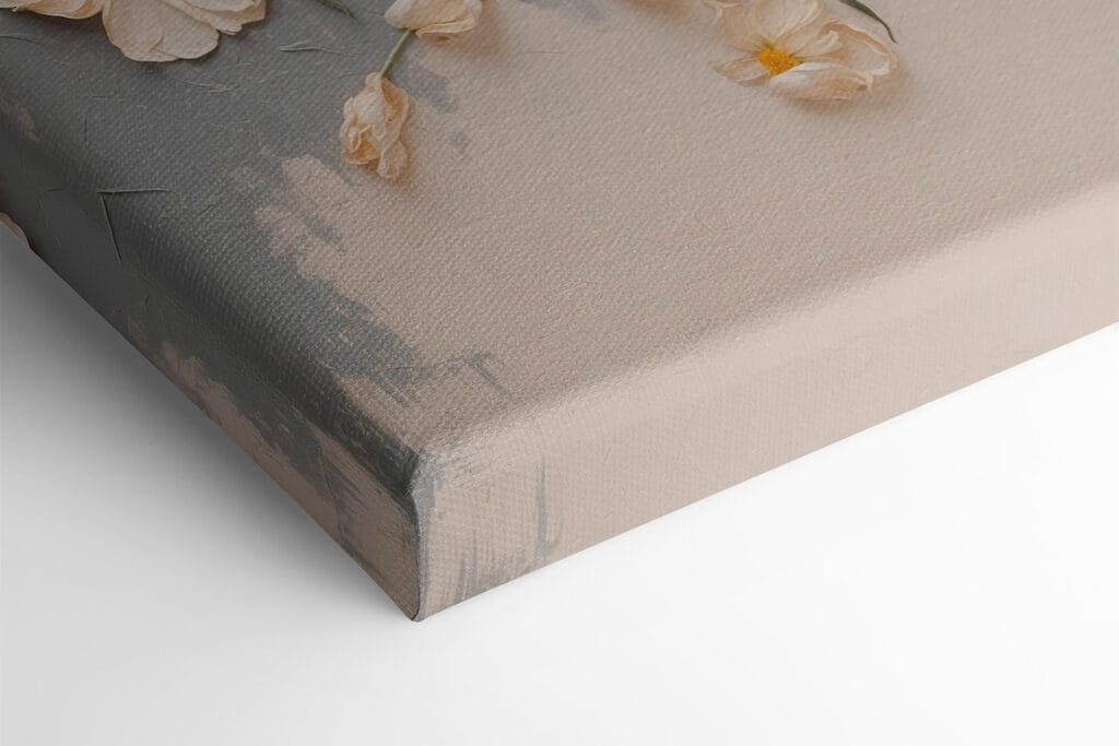 White flowers and green leaves White flowers and green leaves