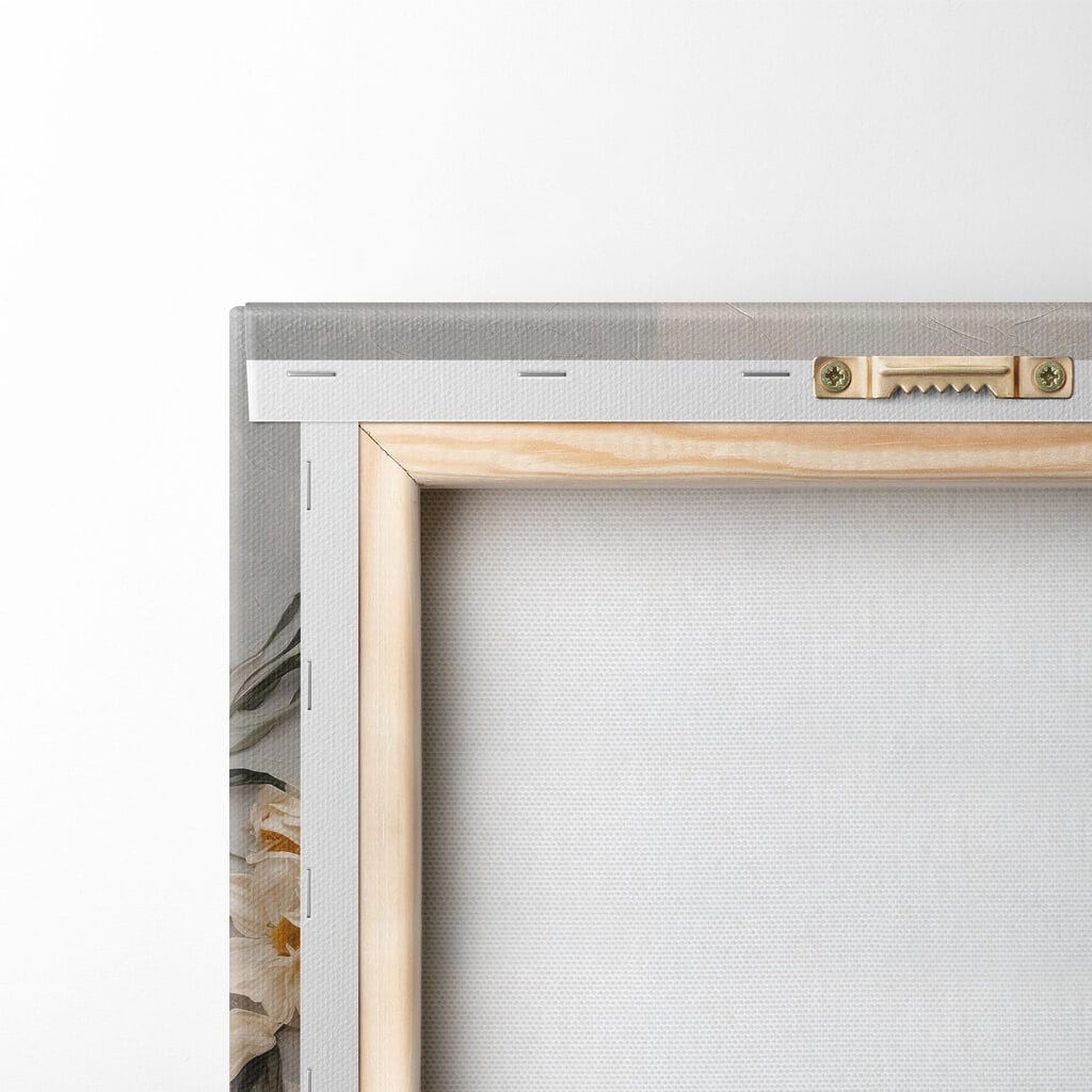 White flowers and green leaves White flowers and green leaves