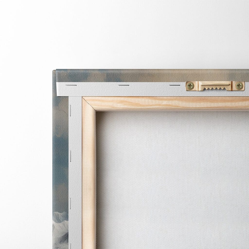 Mountain range with snow Mountain range with snow