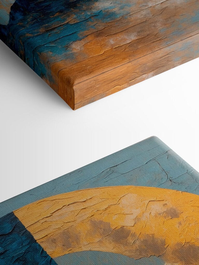 Painting of a stairway to the moon Painting of a stairway to the moon