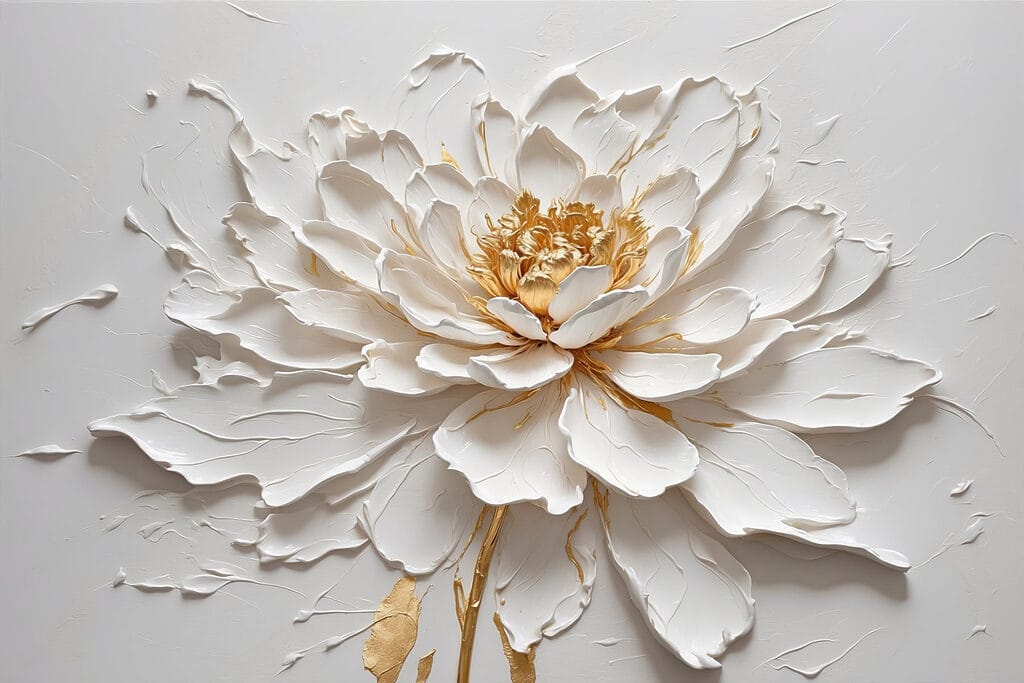 Elegant flower in soft textures Elegant flower in soft textures