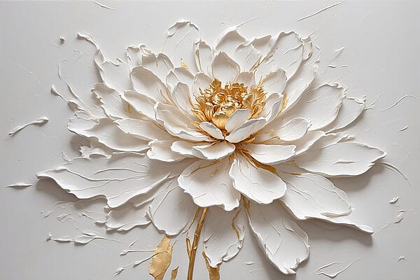 Canvas prints Elegant flower in soft textures Canvas prints Elegant flower in soft textures