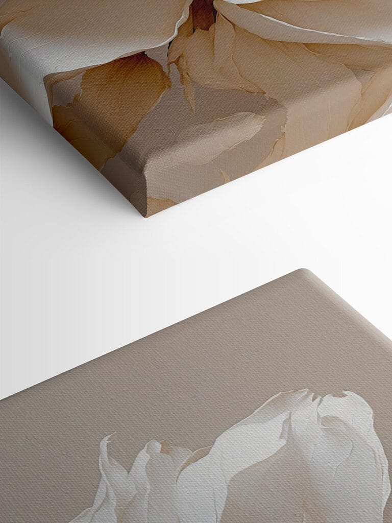 Delicate petals in soft hues