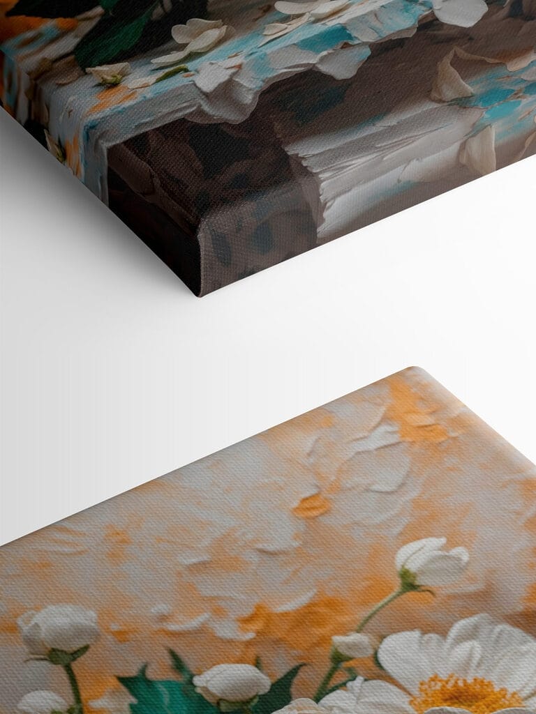 Group of white flowers Group of white flowers