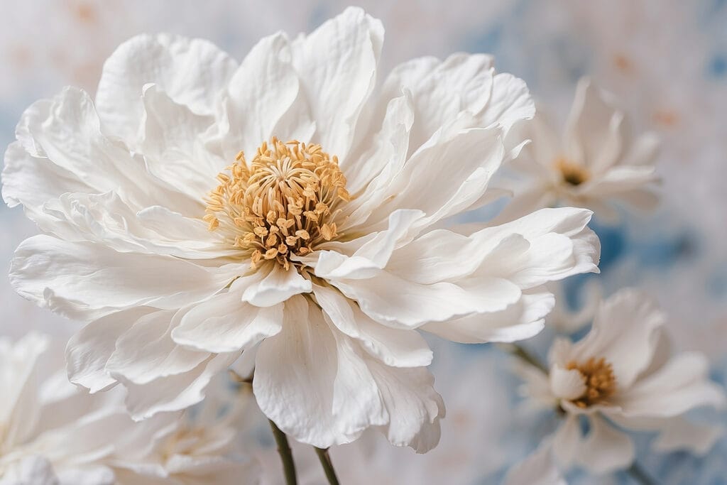 Delicate petals, nature's soft touch