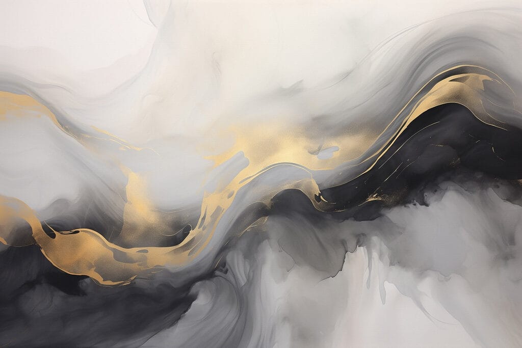 Flowing hues of elegance and depth