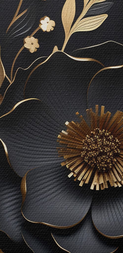 Elegant floral arrangement on dark background Elegant floral arrangement on dark background