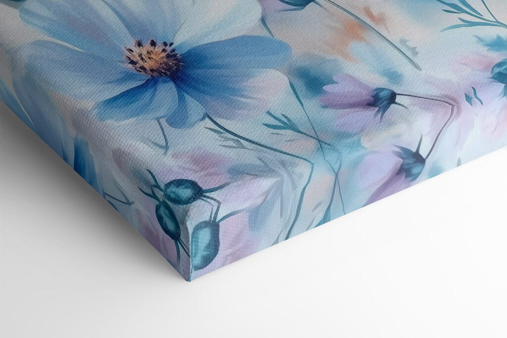 Group of blue flowers Group of blue flowers