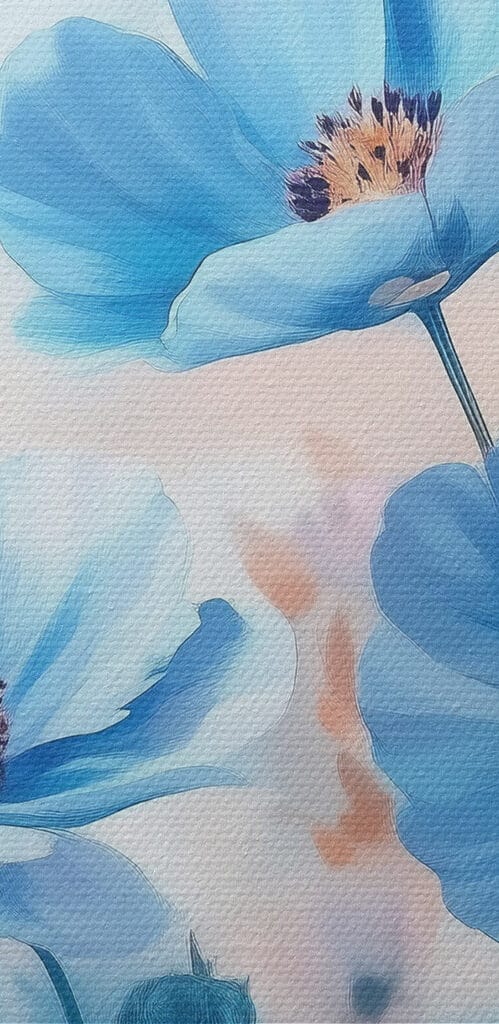 Group of blue flowers Group of blue flowers