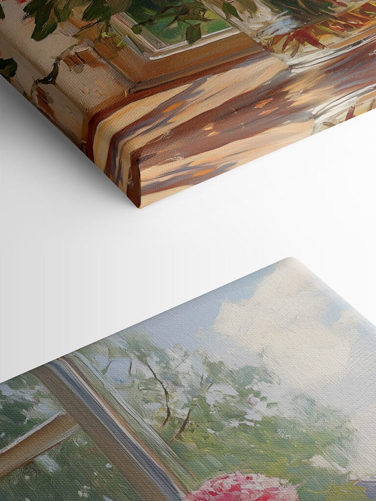 Vase of flowers in front of a window Vase of flowers in front of a window