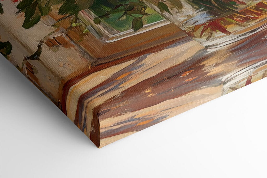 Vase of flowers in front of a window Vase of flowers in front of a window